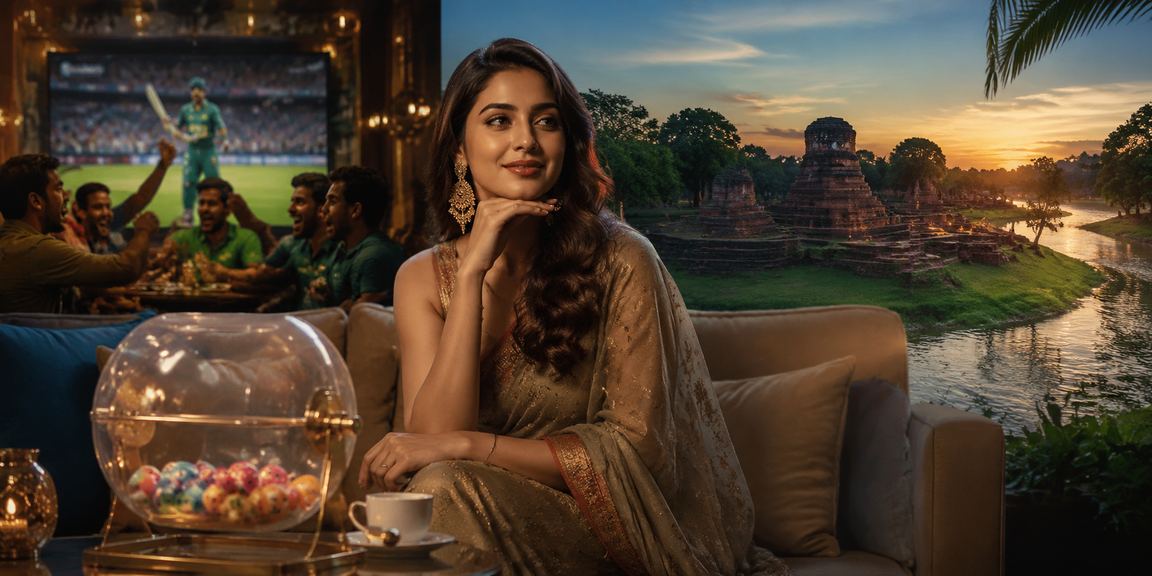 কুমিল্লায় ক্রিকেট বেটিং দৃশ্য যেখানে অনেকে মেলা মাঠে ক্রিকেট দেখতে ও বাজি ধরছে